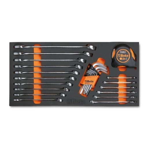 BETA Mc12-Soft Thermoform. Tray With 26 Tools