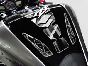 Puig Tank Pad Mod.Wings Yzf C/Silver-Black