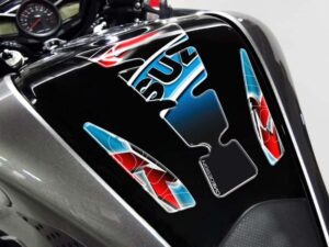 Puig Tank Pad Mod.Wings Suzuki C/Blue-Black