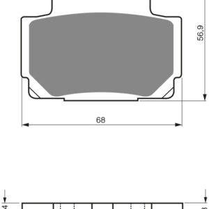 GOLDFREN Jarrupalat 067 Ceramic carbon AD