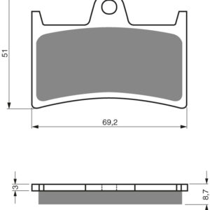 GOLDFREN Jarrupalat 070 Ceramic carbon AD