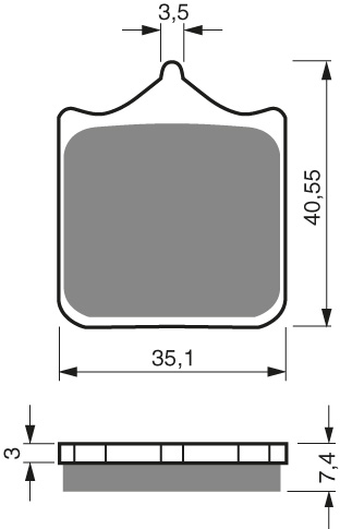 GOLDFREN Jarrupalat 177 Ceramic carbon AD 1PAR = 4SMÅ