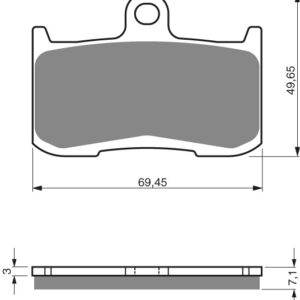GOLDFREN Jarrupalat 207 Ceramic carbon AD