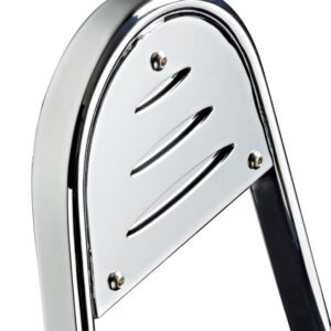 Comfort slotted back plate Chrome