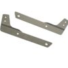 Highway Hawk SISSYBAR BRACKETS ONLY BLACK