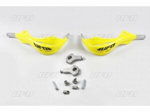 UFO Käsisuojat alu Keltainen alumiinikiskolla 22 MM