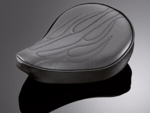 Highway Hawk solo seat small flame