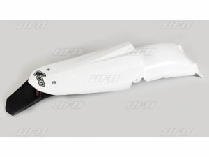 UFO Takalokasuoja Enduro takavalolla HVA 2T 05-, 4T 05-07 Valkoinen  041