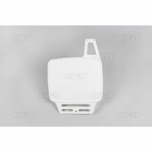 UFO Etunumerokilpi veteran MX/Enduro 79-89 Valkoinen