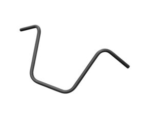 Ape hanger Handlebar Ø 25 mm (1") in Black dimples