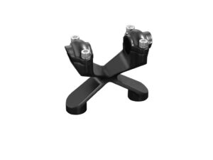 Cross Riser set Black