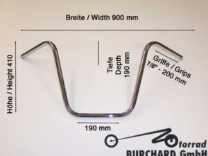 Highway Hawk handlebar 7/8" apehanger