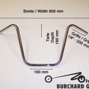 Highway Hawk handlebar 7/8" apehanger