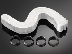 Highway Hawk EXH. WRAP HEAT RESIST. white 15MTR