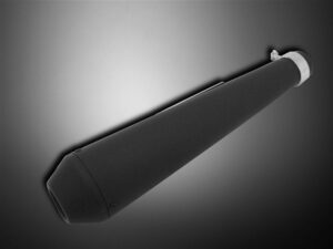 Highway Hawk muffler BLACK, Megaton 440mm/38-45mm