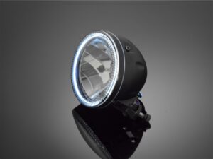 Highway Hawk Headlight with Led-Ring