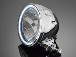 Highway Hawk Headlight with Led-Ring