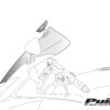 Puig Touring Shields W/Visor Honda Cb1300S 05'-13' Smok