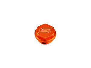 Scar Rear Brake Reservoir Cover - Ktm Orange color