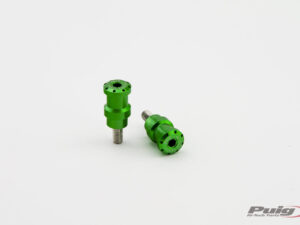 Puig Spools By Pair Hi-Tech Parts Diam.8Mm C/Green