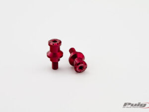 Puig Spools By Pair Hi-Tech Parts Diam.10Mm C/Red
