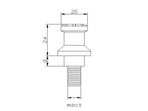 Puig Spools Hi-Tech Parts Dim.10 Ktm C/Gold