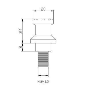 Puig Spools Hi-Tech Parts Dim.10 Ktm C/Orange