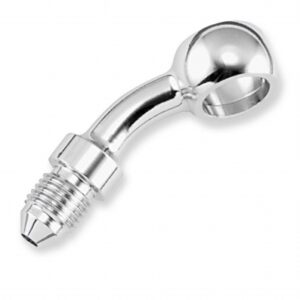 Goodridge Banjoliitin 20° (11.1mm) H-D Kromattu