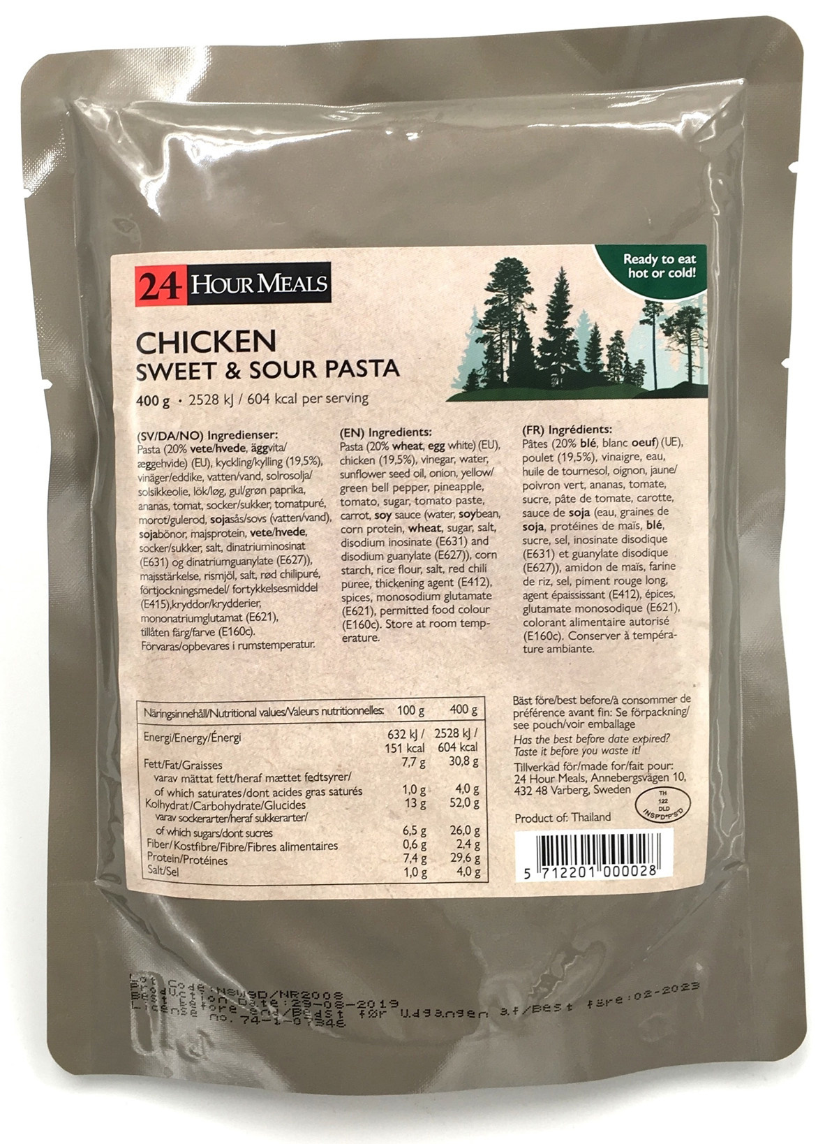 24H Meals Kana Sweet and Sour pasta