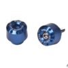 Puig Short Bar Ends Aluminium Kawasaki C/Blue