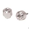 Puig Short Bar Ends Aluminium Kawasaki C/Silver