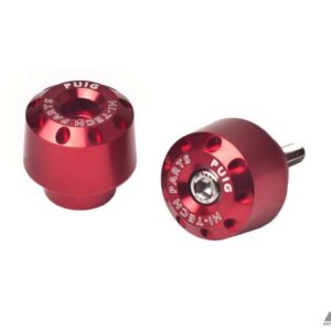 Puig Short Bar Ends Aluminium Yamaha C/Red
