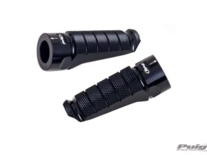 Puig Pair Footrests Hi-Tech Racing Right/Left C/Black