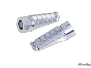 Puig Pair Footrests Hi-Tech Racing Right/Left C/Silver