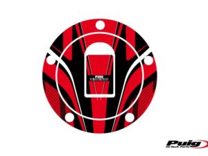Puig Fuel Cap Cover Radical Kawasaki C/Red
