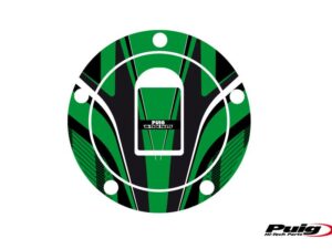 Puig Fuel Cap Cover Radical Kawasaki C/Green