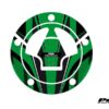 Puig Fuel Cap Cover Radical Kawasaki C/Green