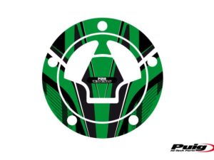 Puig Fuel Cap Cover Radical Kawasaki C/Green
