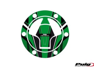 Puig Fuel Cap Cover Radical Kawasaki C/Green