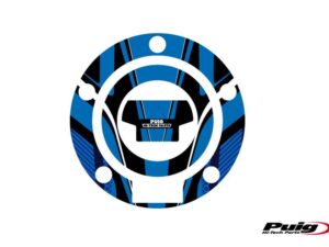 Puig Fuel Cap Cover Mod. Radical Yamaha C/Blue