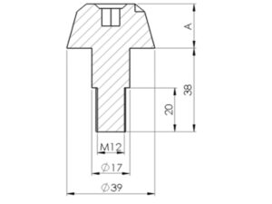 Puig Bar End Aluminum Large Bmw/Suzuki C/Black