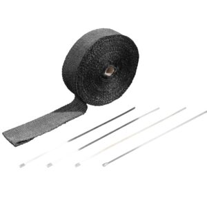 Pakoputken lämpöeriste Wrap Black 10 Mtr