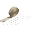 Pakoputken lämpöeriste Wrap Titanium 10 Mtr