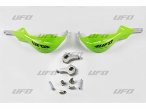 UFO Käsisuojat alu Vihreä alumiinikiskolla 22 MM