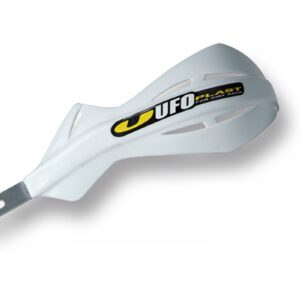 UFO Käsisuojat alu Valkoinen alumiinikiskolla 22 MM
