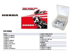 UFO ruuvilajitelma Track Race pack Honda