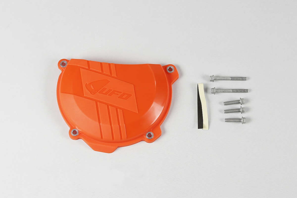 UFO Clutch cover SX-F250 13-15,SX-F350 11-15,EXC250 13-15,EXC-F350 12-15 Orange