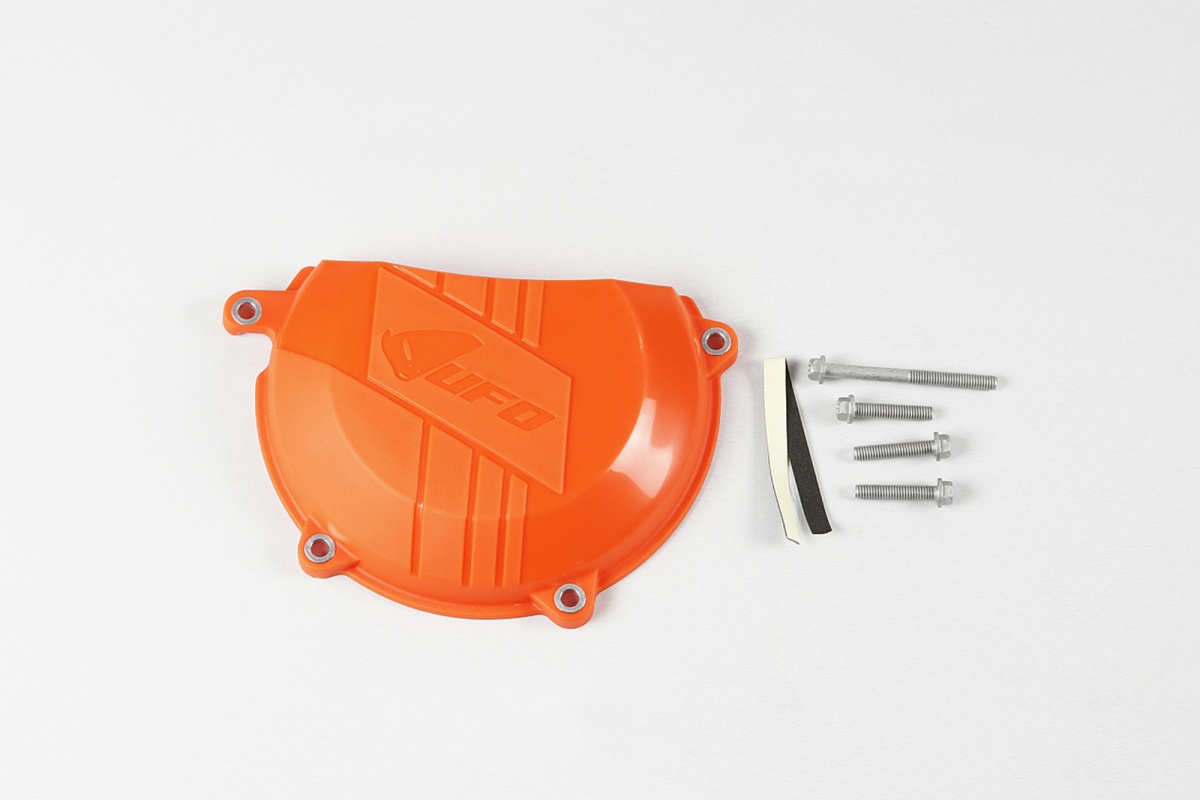 UFO Clutch cover SX-F450 13-15,EXC450 12-16 Orange