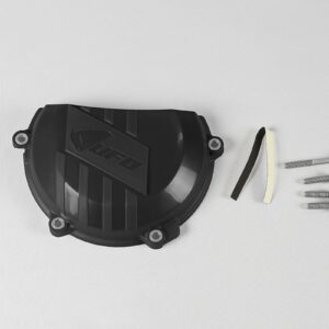 UFO Clutch cover SX-F450 16-,EXC450 17-,FC450 16-,FE450 17- Black