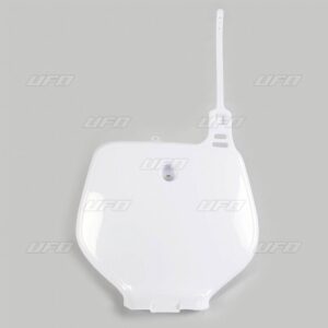 UFO Etunumerokilpi YZ/YZF125-400 92-99 Valkoinen 046